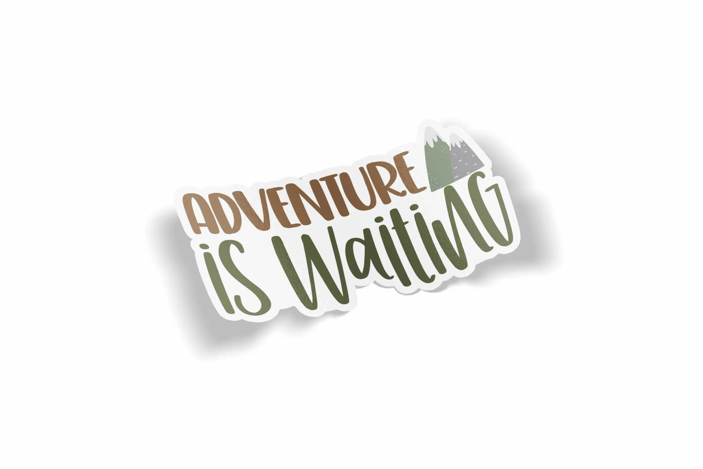 Adventure is Waiting Waterproof Sticker?á