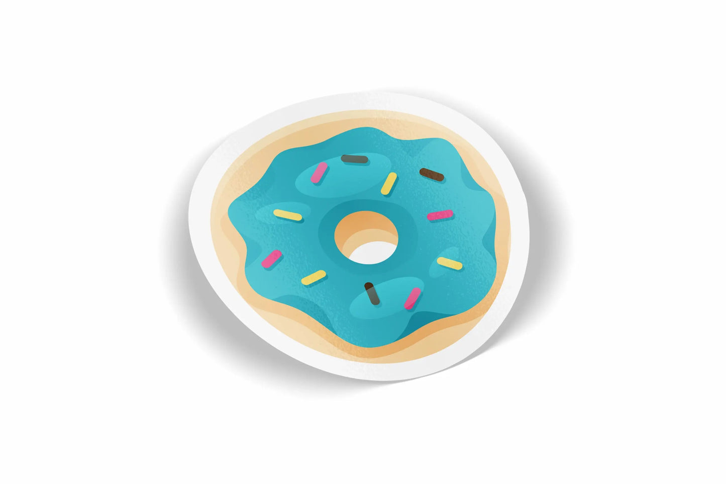 Donut Design 3 Waterproof Sticker?á