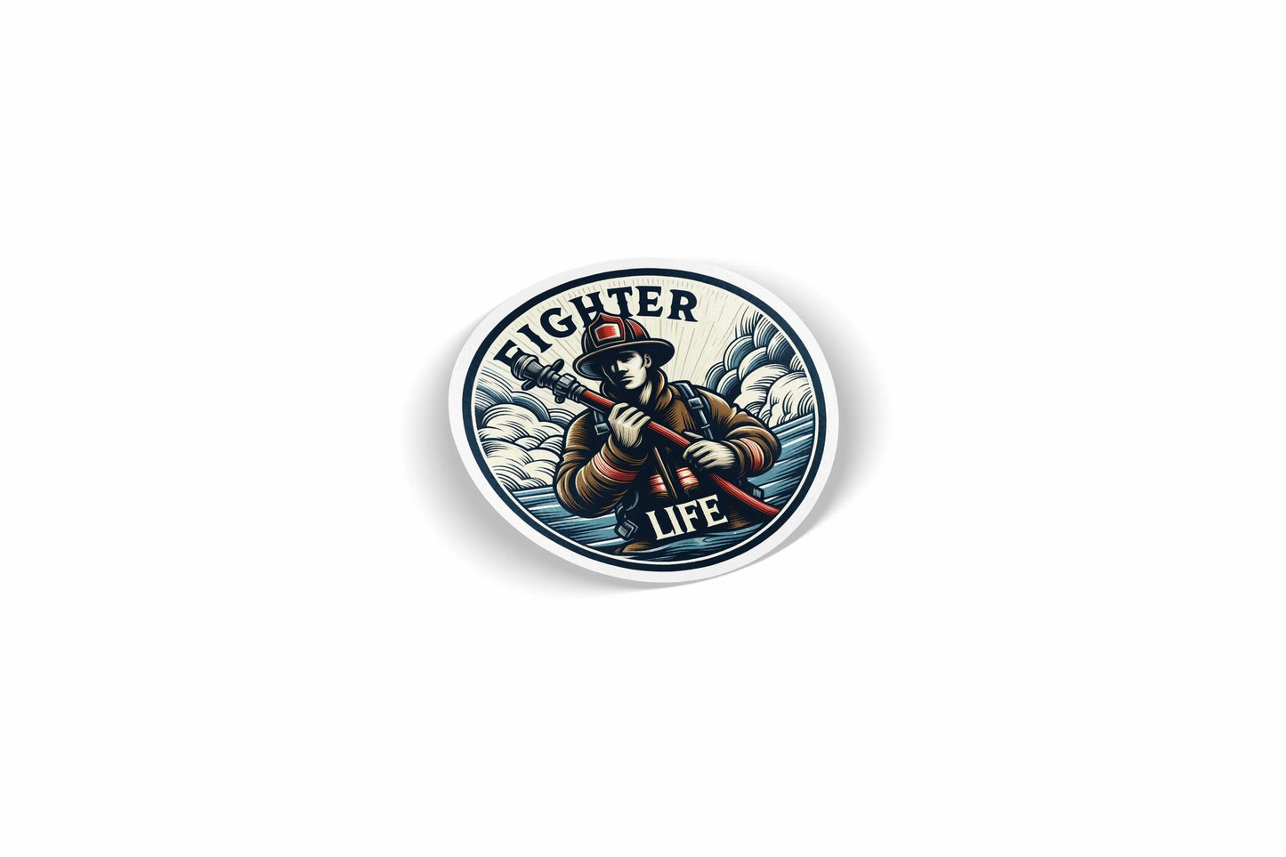 Fighter Life Waterproof Sticker?á