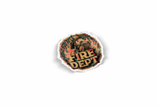 Fire Dept Waterproof Sticker?á