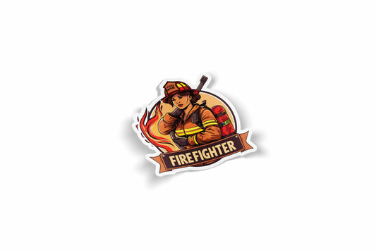 Firefighter Mom Waterproof Sticker?á