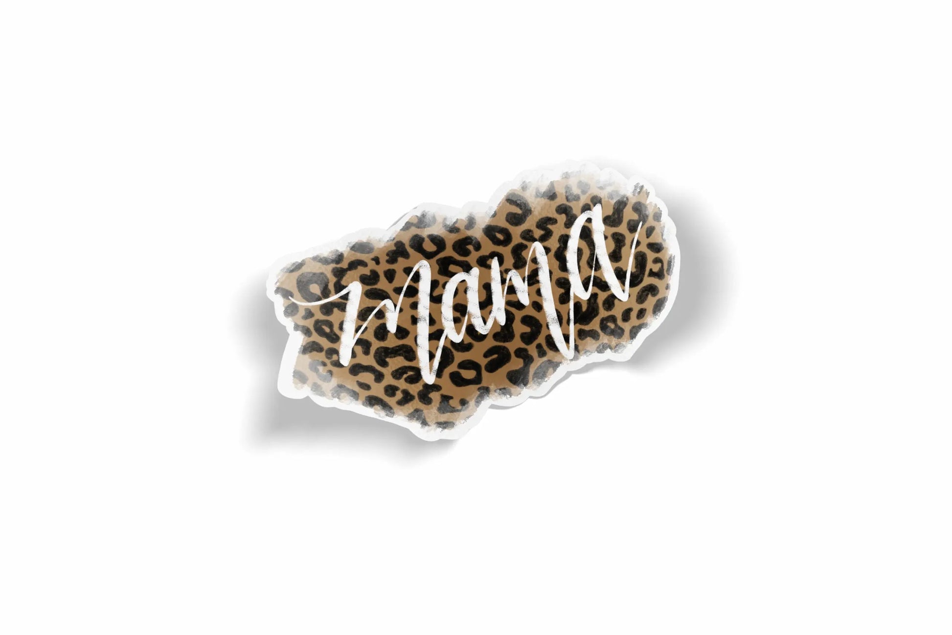 Leopard Print Mama Waterproof Sticker?á