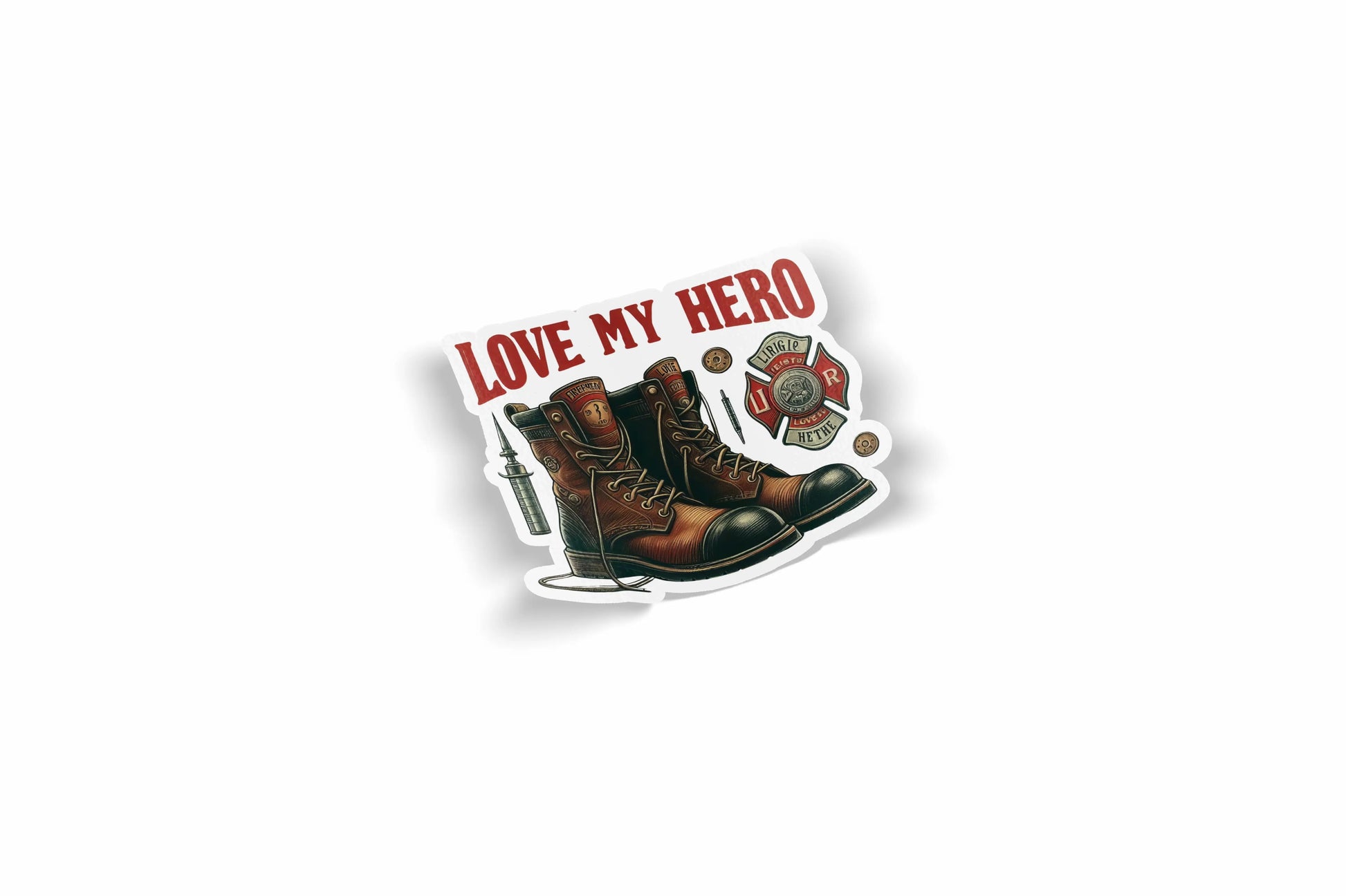 Love My Hero Waterproof Sticker?á