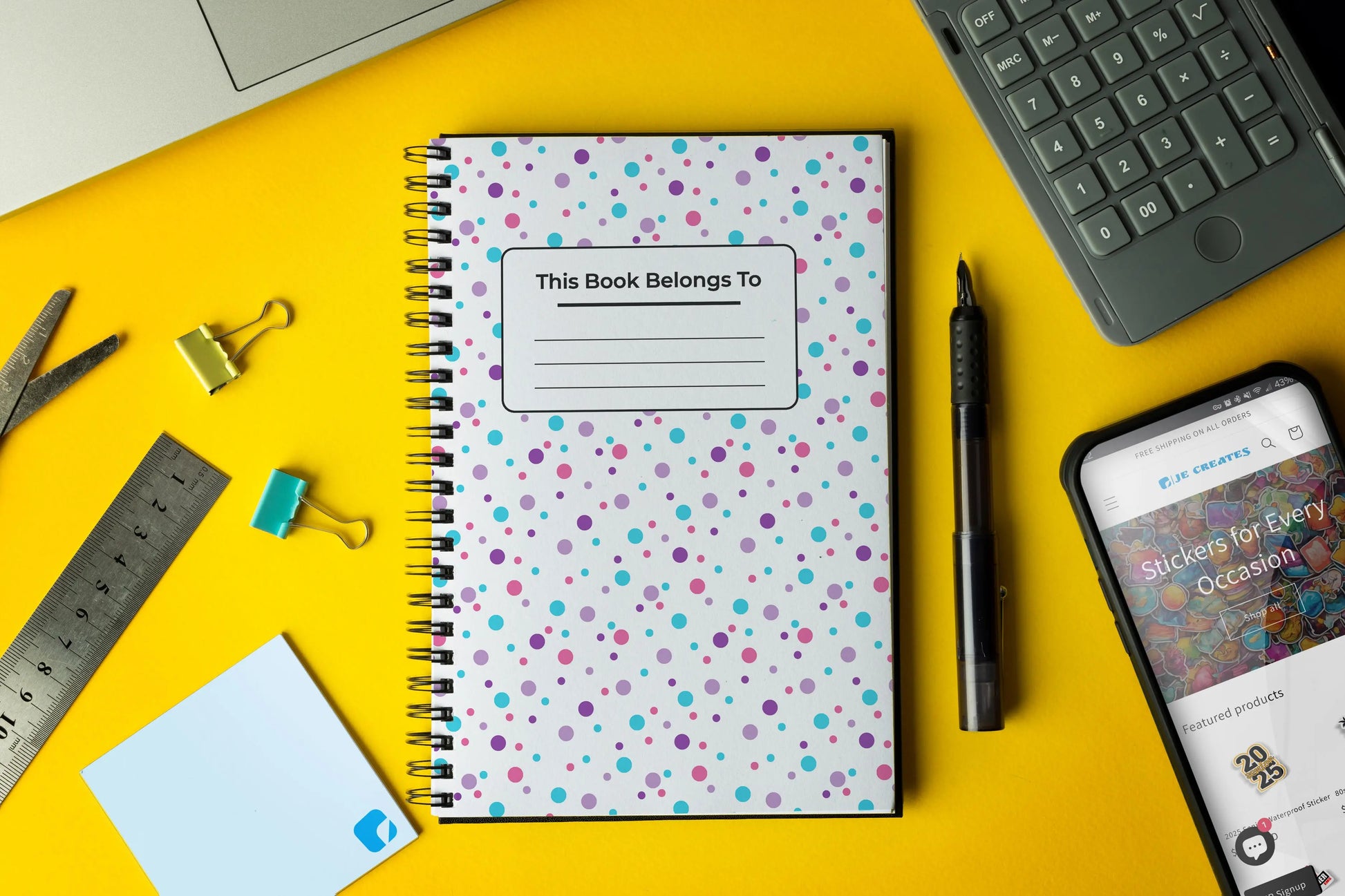 Pastel Polka DotsNotebook/Journal