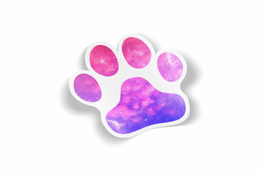 Paw Print Design 1 Waterproof Sticker?á