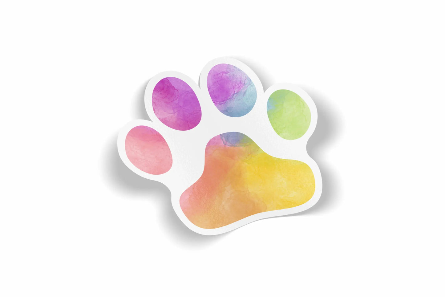 Paw Print Design 10 Waterproof Sticker?á