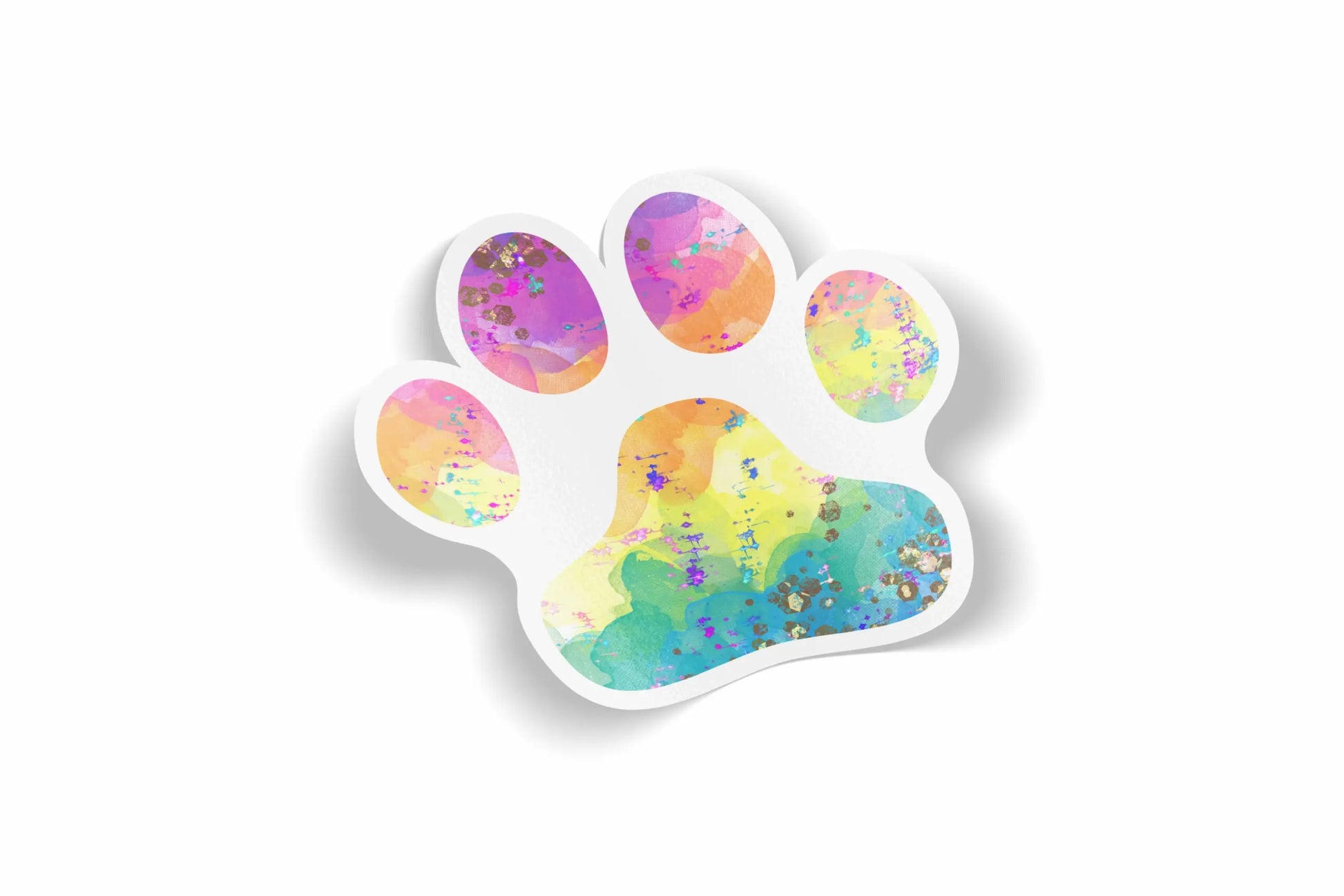 Paw Print Design 11 Waterproof Sticker?á