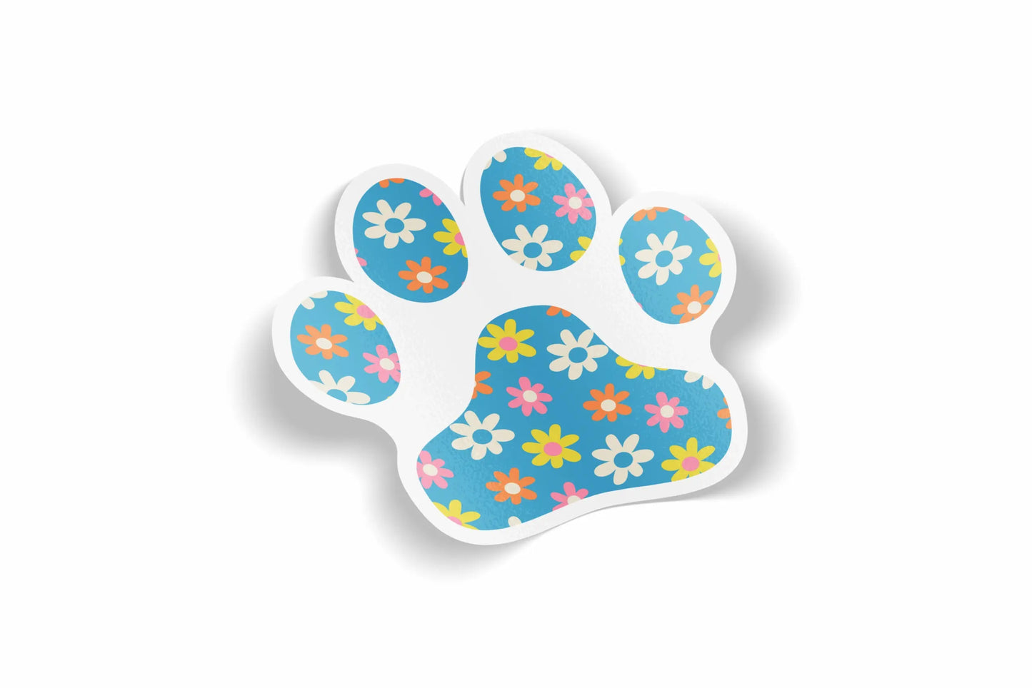 Paw Print Design 13 Waterproof Sticker?á