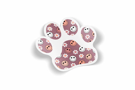 Paw Print Design 14 Waterproof Sticker?á