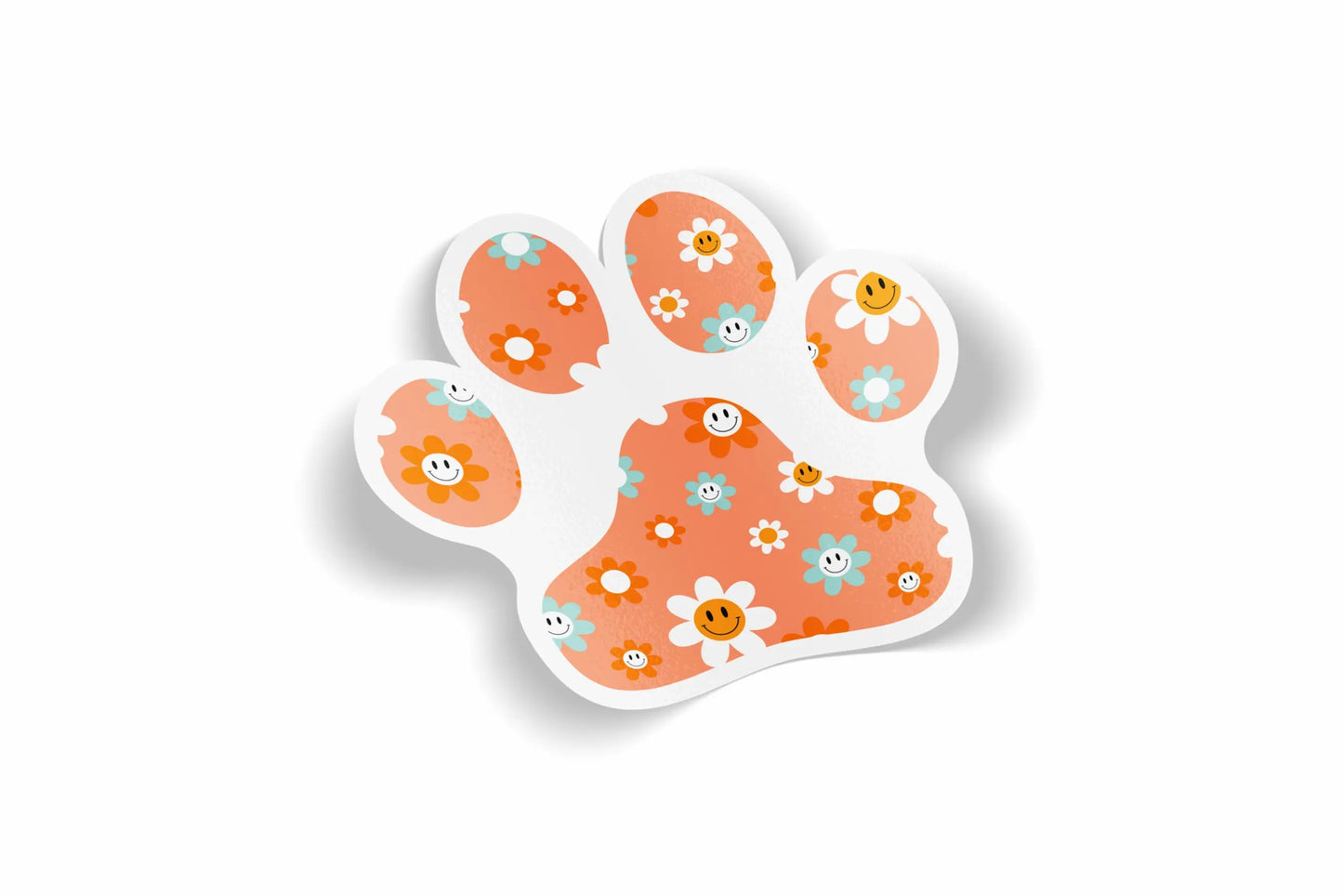 Paw Print Design 17 Waterproof Sticker?á