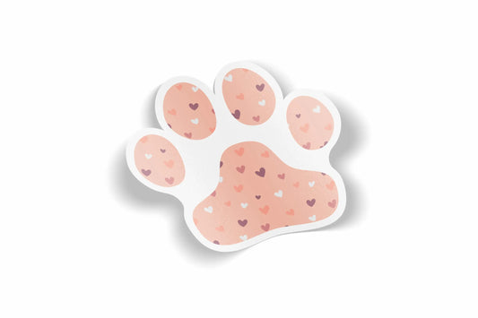 Paw Print Design 18 Waterproof Sticker?á