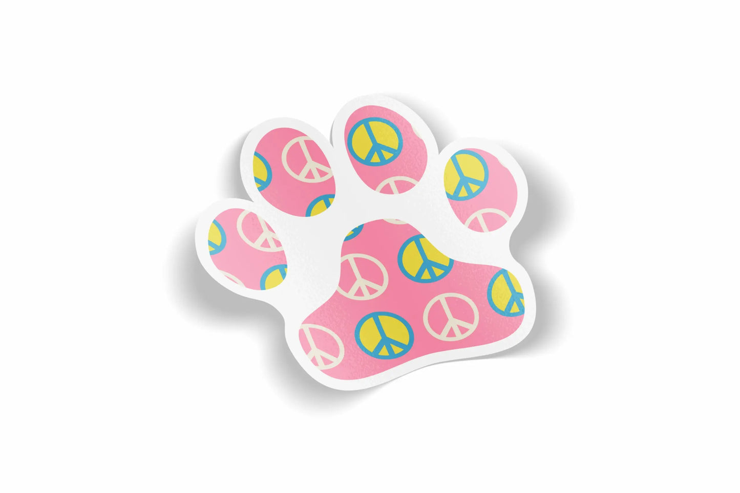 Paw Print Design 26 Waterproof Sticker?á