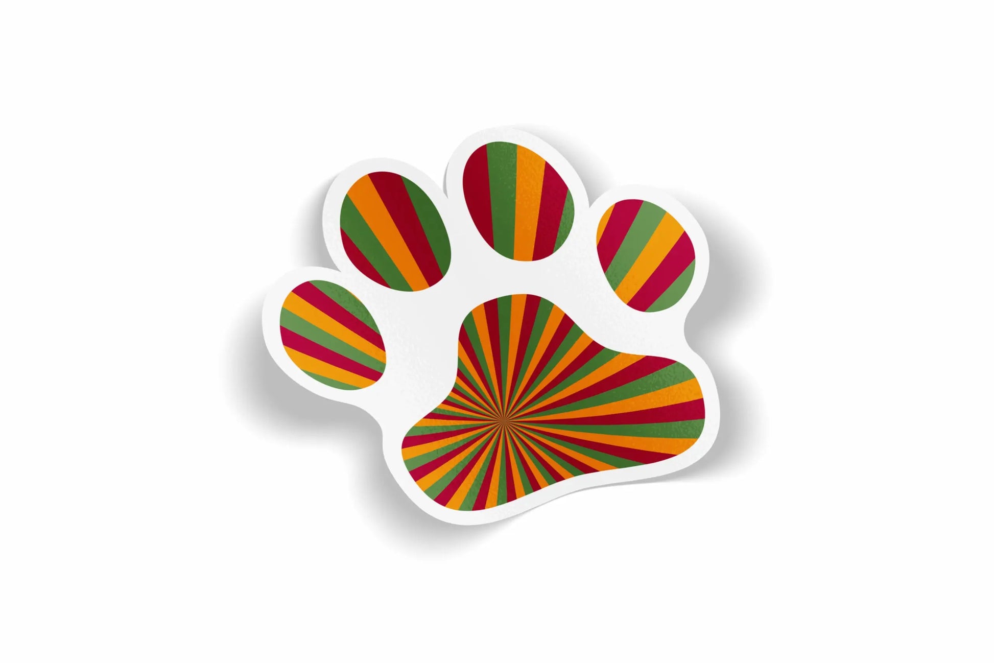 Paw Print Design 29 Waterproof Sticker?á