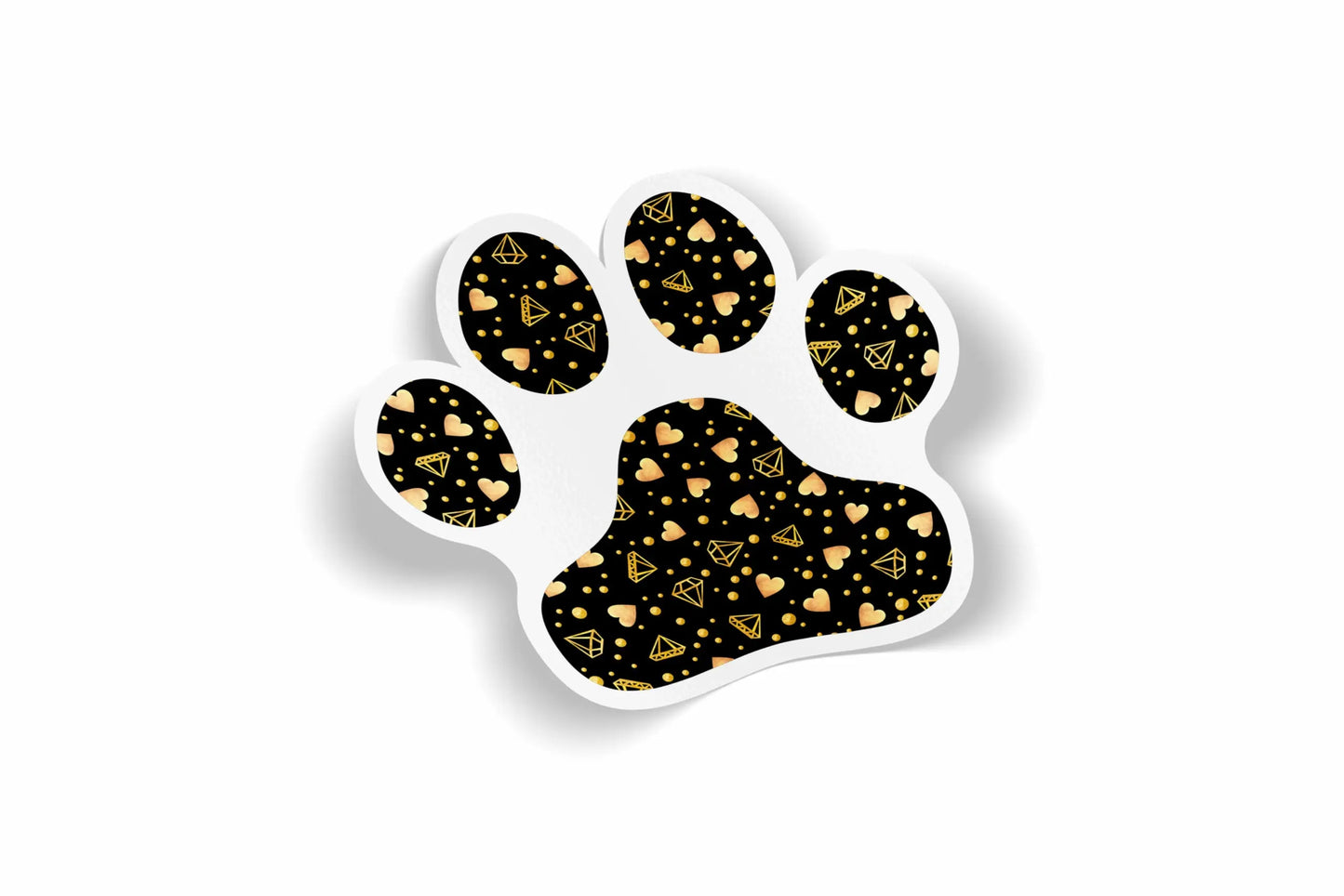 Paw Print Design 5 Waterproof Sticker?á