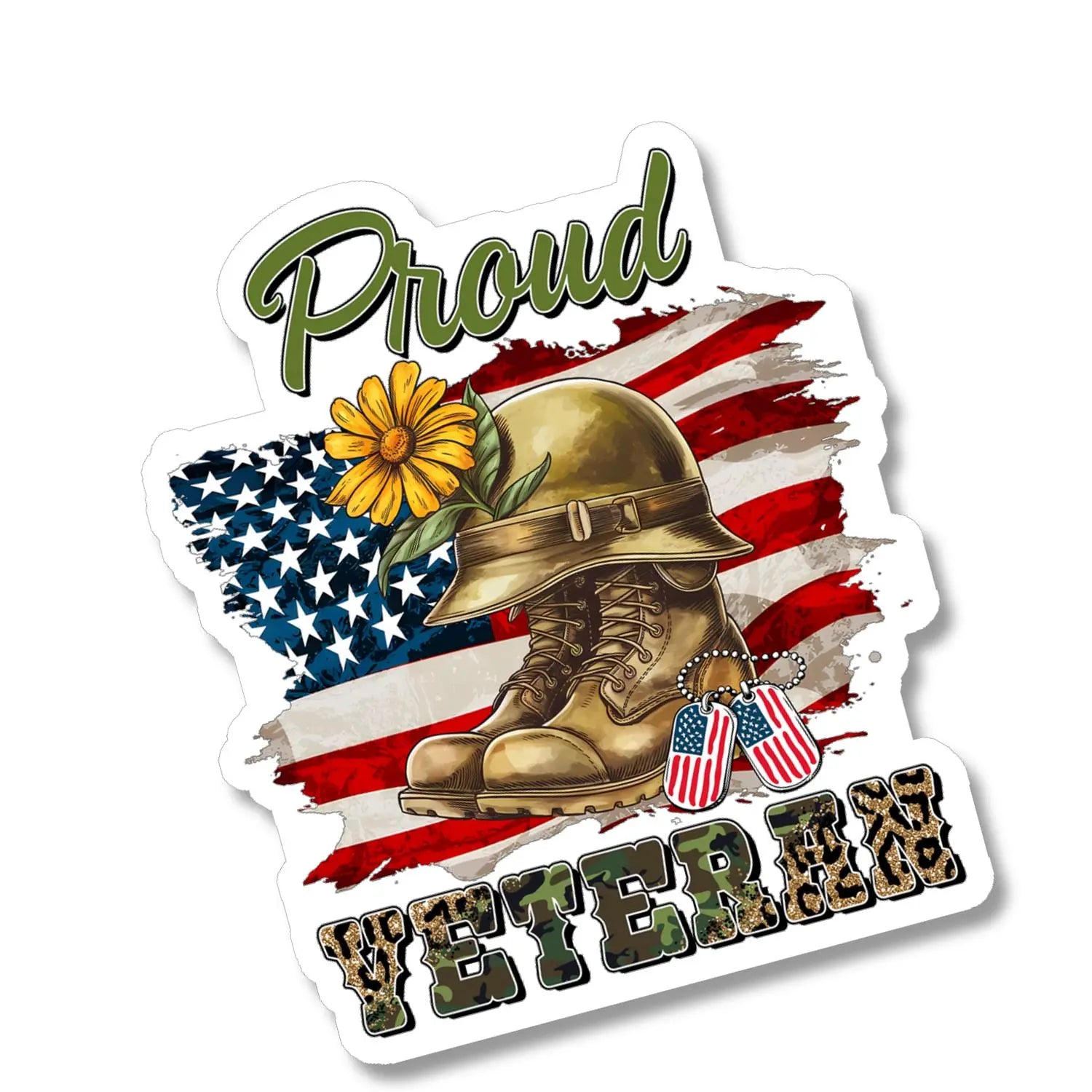 Proud Veteran Sticker