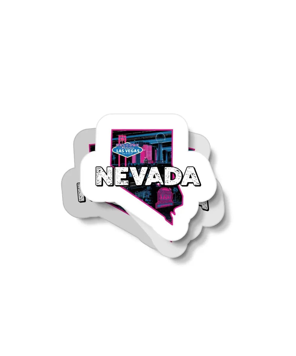 Retro Nevada Waterproof Sticker