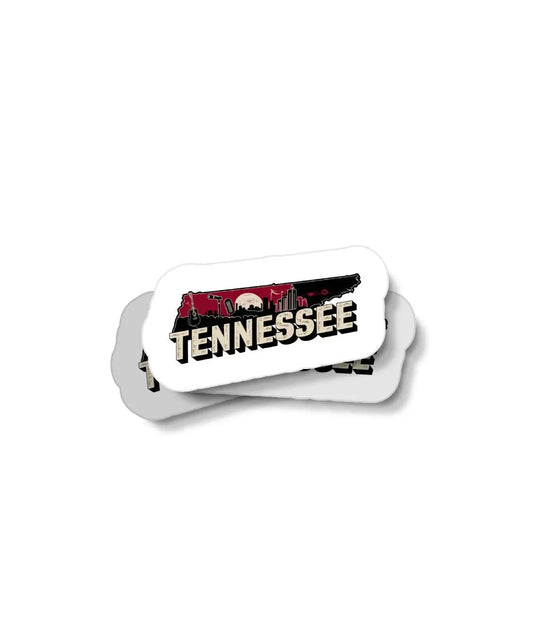 Retro Tennessee Waterproof Sticker