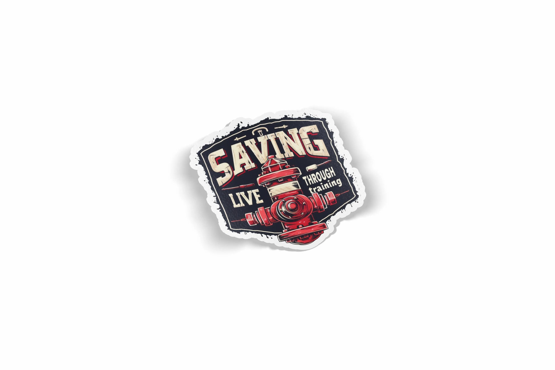 Saving Live Through Training Waterproof Sticker?á